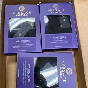 Versace Boxers NWT 3 pairs in individual boxes.